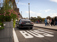 In Paris, France, on October 21, 2024, Paris City Hall definitively closes the Iena Bridge to car traffic. This emblematic bridge linking th...