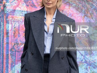 Sveva Alviti attends the ''Nudes'' photocall during the 19th Rome Film Festival at Auditorium Parco Della Musica in Rome, Italy, on October...