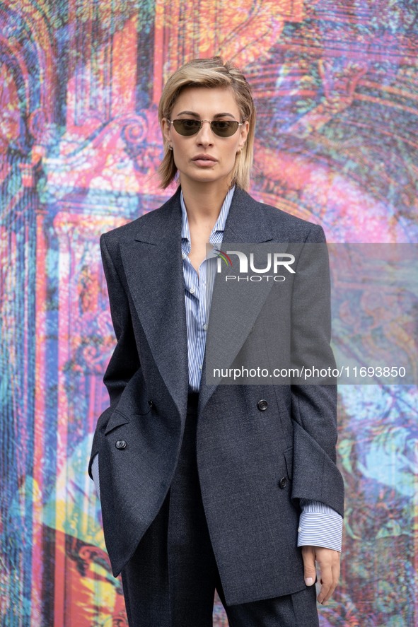 Sveva Alviti attends the ''Nudes'' photocall during the 19th Rome Film Festival at Auditorium Parco Della Musica in Rome, Italy, on October...