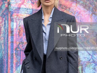 Sveva Alviti attends the ''Nudes'' photocall during the 19th Rome Film Festival at Auditorium Parco Della Musica in Rome, Italy, on October...