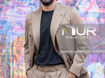 Michele Rosiello attends the ''Nudes'' photocall during the 19th Rome Film Festival at Auditorium Parco Della Musica in Rome, Italy, on Octo...