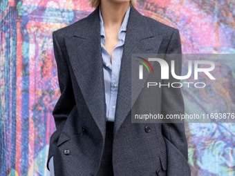 Sveva Alviti attends the ''Nudes'' photocall during the 19th Rome Film Festival at Auditorium Parco Della Musica in Rome, Italy, on October...