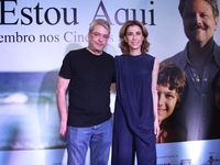 Fernanda Torres and her husband Andrucha Waddington attend the premiere of the film 'I'm Still Here' at Cine Odeon in Rio de Janeiro, Brazil...