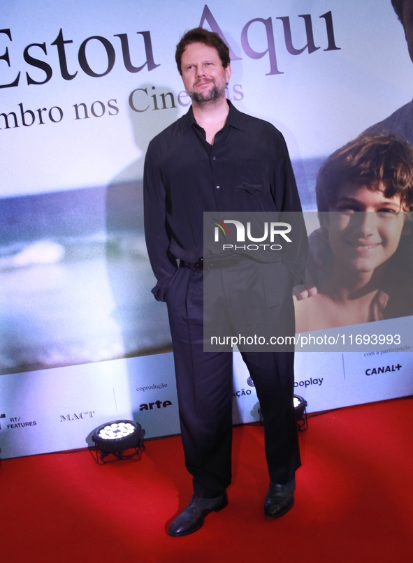 Actor Selton Mello attends the premiere of 'I'm Still Here' on October 21, 2024, at Cine Odeon in Rio de Janeiro, Brazil. Big names from the...