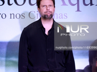 Actor Selton Mello attends the premiere of 'I'm Still Here' on October 21, 2024, at Cine Odeon in Rio de Janeiro, Brazil. Big names from the...