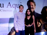 Gabriel Leone and Carla Salle attend the premiere of 'I'm Still Here' on October 21, 2024, at Cine Odeon, in Rio de Janeiro, Brazil. The eve...