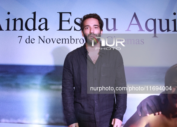 Actor Humberto Carrao attends the premiere of 'I'm Still Here' on October 21, 2024, at Cine Odeon in Rio de Janeiro, Brazil. Big names from...