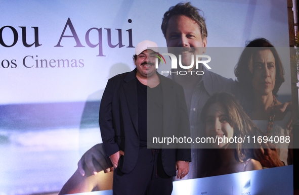 Luis Lobianco attends the premiere of 'I'm Still Here' on October 21, 2024, at Cine Odeon, in Rio de Janeiro, Brazil. Big names from the cas...