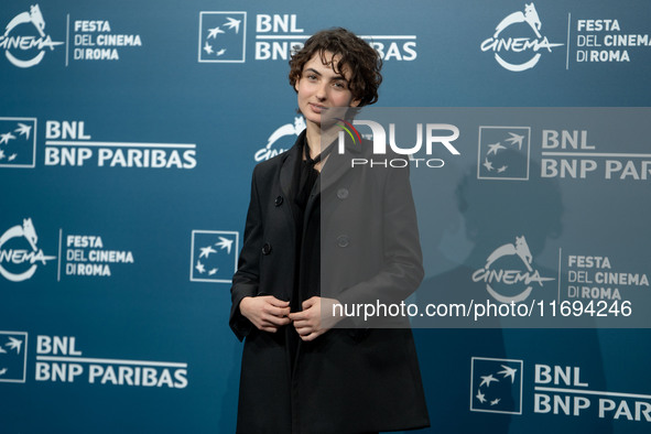 Tecla Insolia attends the ''L'Albero'' photocall during the 19th Rome Film Festival at Auditorium Parco Della Musica in Rome, Italy, on Octo...