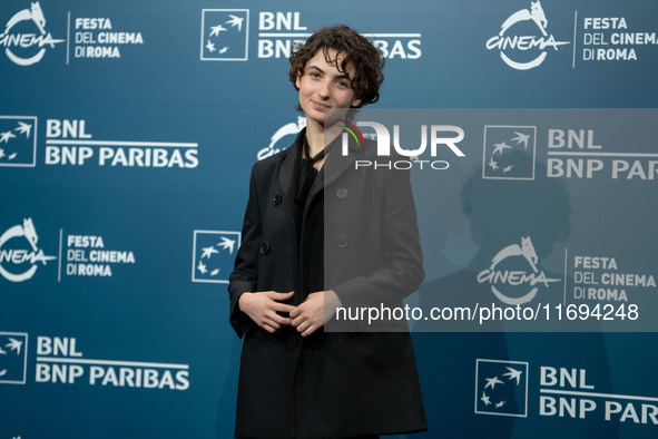 Tecla Insolia attends the ''L'Albero'' photocall during the 19th Rome Film Festival at Auditorium Parco Della Musica in Rome, Italy, on Octo...