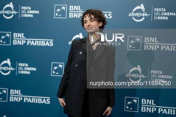 Tecla Insolia attends the ''L'Albero'' photocall during the 19th Rome Film Festival at Auditorium Parco Della Musica in Rome, Italy, on Octo...