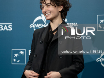 Tecla Insolia attends the ''L'Albero'' photocall during the 19th Rome Film Festival at Auditorium Parco Della Musica in Rome, Italy, on Octo...