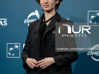 Tecla Insolia attends the ''L'Albero'' photocall during the 19th Rome Film Festival at Auditorium Parco Della Musica in Rome, Italy, on Octo...