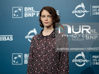 Carlotta Gamba attends the ''L'Albero'' photocall during the 19th Rome Film Festival at Auditorium Parco Della Musica in Rome, Italy, on Oct...