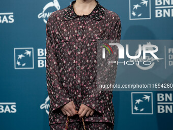 Carlotta Gamba attends the ''L'Albero'' photocall during the 19th Rome Film Festival at Auditorium Parco Della Musica in Rome, Italy, on Oct...