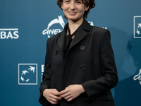 Tecla Insolia attends the ''L'Albero'' photocall during the 19th Rome Film Festival at Auditorium Parco Della Musica in Rome, Italy, on Octo...