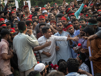 Civil society and students stage a demonstration at the Central Shaheed Minar, demanding the ban of Bangladesh Chhatra League and the resign...