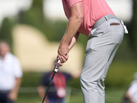 Jacques Kruyswijk of South Africa plays a shot on the 8th green on the fourth day of the Estrella Damm N.A. Andalucia Masters 2024 at Real C...