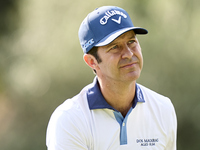 Jorge Campillo of Spain looks on at the 5th hole during day four of the Estrella Damm N.A. Andalucia Masters 2024 at Real Club de Golf Sotog...