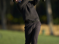 Nicolai Hojgaard of Denmark tees off on the 2nd hole during day four of the Estrella Damm N.A. Andalucia Masters 2024 at Real Club de Golf S...