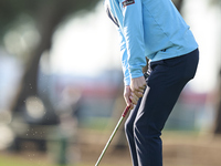 Marcus Kinhult of Sweden approaches his ball on the 1st green during day four of the Estrella Damm N.A. Andalucia Masters 2024 at Real Club...