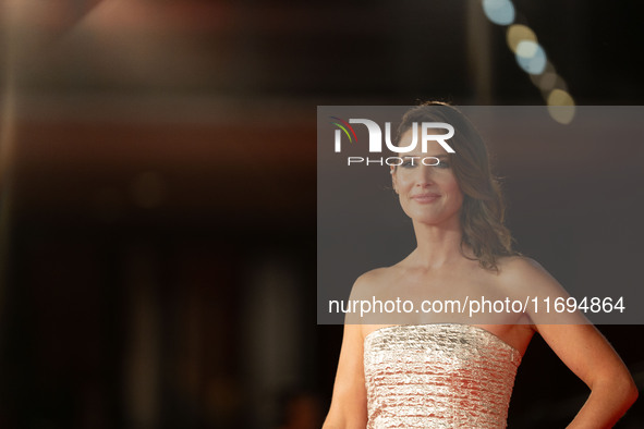 Cobie Smulders attends the ''Sharp Corner'' red carpet during the 19th Rome Film Festival at Auditorium Parco Della Musica in Rome, Italy, o...