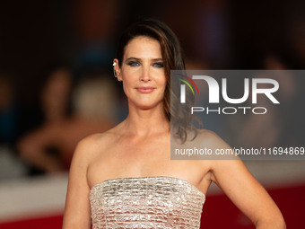 Cobie Smulders attends the ''Sharp Corner'' red carpet during the 19th Rome Film Festival at Auditorium Parco Della Musica in Rome, Italy, o...