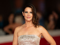 Cobie Smulders attends the ''Sharp Corner'' red carpet during the 19th Rome Film Festival at Auditorium Parco Della Musica in Rome, Italy, o...