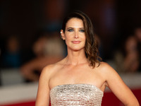 Cobie Smulders attends the ''Sharp Corner'' red carpet during the 19th Rome Film Festival at Auditorium Parco Della Musica in Rome, Italy, o...