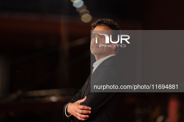 Jason Buxton attends the ''Sharp Corner'' red carpet during the 19th Rome Film Festival at Auditorium Parco Della Musica in Rome, Italy, on...