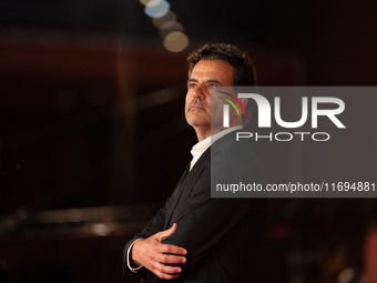 Jason Buxton attends the ''Sharp Corner'' red carpet during the 19th Rome Film Festival at Auditorium Parco Della Musica in Rome, Italy, on...