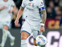 Lautaro Martinez of FC Internazionale during the Serie A Enilive match between AS Roma and FC Internazionale at Stadio Olimpico on October 2...