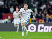 Lautaro Martinez of FC Internazionale during the Serie A Enilive match between AS Roma and FC Internazionale at Stadio Olimpico on October 2...