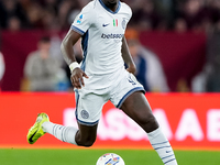 Marcus Thuram of FC Internazionale during the Serie A Enilive match between AS Roma and FC Internazionale at Stadio Olimpico on October 20,...