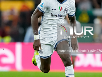 Marcus Thuram of FC Internazionale during the Serie A Enilive match between AS Roma and FC Internazionale at Stadio Olimpico on October 20,...