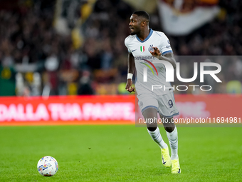 Marcus Thuram of FC Internazionale during the Serie A Enilive match between AS Roma and FC Internazionale at Stadio Olimpico on October 20,...