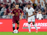 Enzo Le Fee of AS Roma during the Serie A Enilive match between AS Roma and FC Internazionale at Stadio Olimpico on October 20, 2024 in Rome...