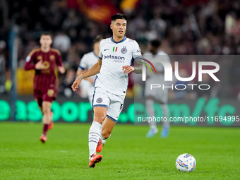 Joaquin Correa of FC Internazionale during the Serie A Enilive match between AS Roma and FC Internazionale at Stadio Olimpico on October 20,...