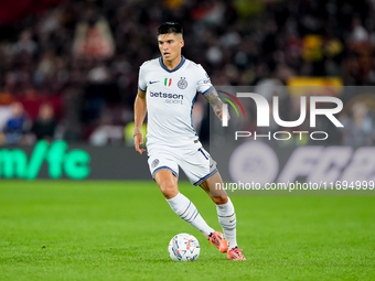 Joaquin Correa of FC Internazionale during the Serie A Enilive match between AS Roma and FC Internazionale at Stadio Olimpico on October 20,...