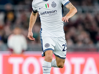 Nicolo' Barella of FC Internazionale during the Serie A Enilive match between AS Roma and FC Internazionale at Stadio Olimpico on October 20...