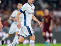 Nicolo' Barella of FC Internazionale during the Serie A Enilive match between AS Roma and FC Internazionale at Stadio Olimpico on October 20...