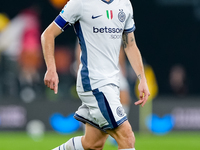 Nicolo' Barella of FC Internazionale during the Serie A Enilive match between AS Roma and FC Internazionale at Stadio Olimpico on October 20...