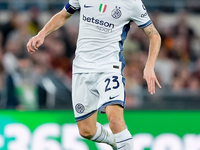 Nicolo' Barella of FC Internazionale during the Serie A Enilive match between AS Roma and FC Internazionale at Stadio Olimpico on October 20...