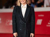 Greta Scarano attends the ''Best Movie Awards'' red carpet during the 19th Rome Film Festival at Auditorium Parco Della Musica in Rome, Ital...