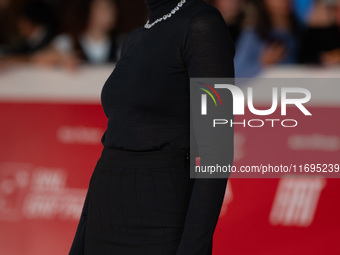 Anna Foglietta attends the ''Best Movie Awards'' red carpet during the 19th Rome Film Festival at Auditorium Parco Della Musica in Rome, Ita...