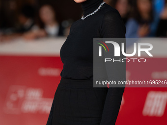 Anna Foglietta attends the ''Best Movie Awards'' red carpet during the 19th Rome Film Festival at Auditorium Parco Della Musica in Rome, Ita...