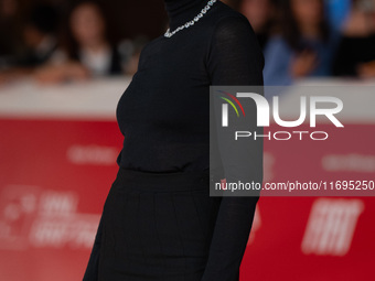 Anna Foglietta attends the ''Best Movie Awards'' red carpet during the 19th Rome Film Festival at Auditorium Parco Della Musica in Rome, Ita...