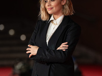 Greta Scarano attends the ''Best Movie Awards'' red carpet during the 19th Rome Film Festival at Auditorium Parco Della Musica in Rome, Ital...