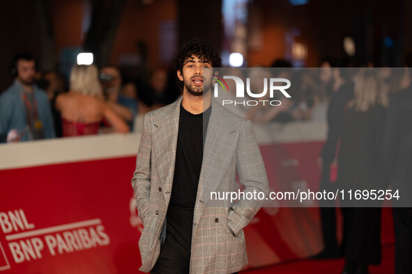 Massimiliano Caiazzo attends the ''Best Movie Awards'' red carpet during the 19th Rome Film Festival at Auditorium Parco Della Musica in Rom...