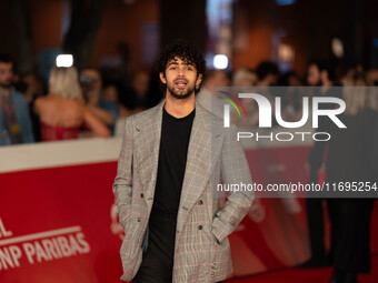 Massimiliano Caiazzo attends the ''Best Movie Awards'' red carpet during the 19th Rome Film Festival at Auditorium Parco Della Musica in Rom...